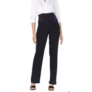Soon Maternity Classic Straight Leg Maternity Pants - navy - 6M NWT‎